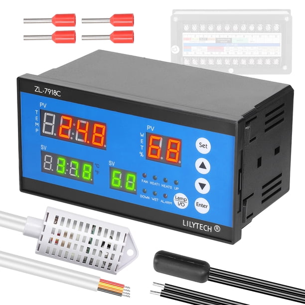 Controlador inteligente para incubadora de huevos, control automático multifuncional para incubadora de huevos