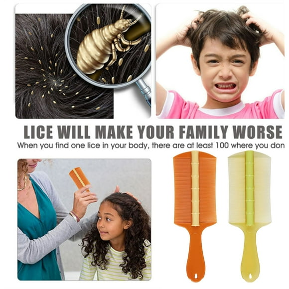 Precision Fine Teeth Lice Comb for Adults & Kids - Effective Head Lice & Nit Removal, Scalp Exfoliation, Includes 1 Comb for Thorough Lice Treatment