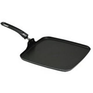 T-fal Specialty Ceramic Cookware, 10.25 Square Griddle, Black, G90013 