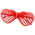 thumbnail image 2 of UttpKLBx 2024 New Light Up Glasses Party Supplies Glow Glasses Costumes Neon Flashing Plastic Shutter Shades Kids/Adult Glow In Dark Party Favors Must Have Beach Items (Red), 2 of 8
