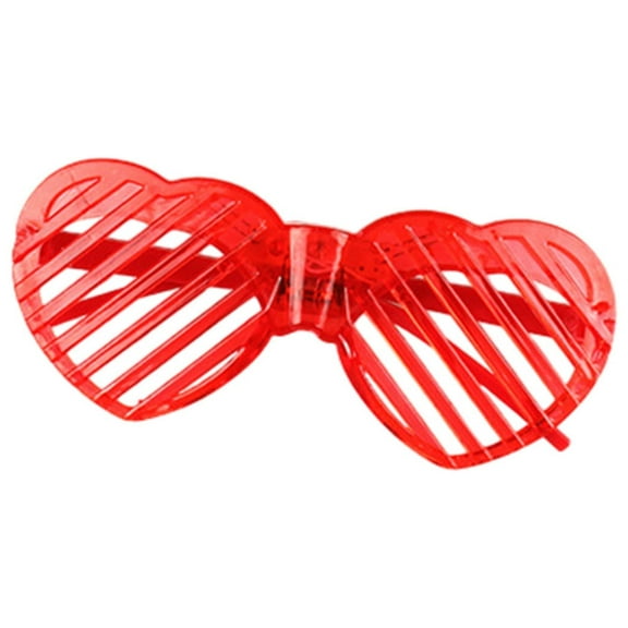 Hesxuno Light Up Glasses Party SuppliesGlow Glasses Costumes Neon Flashing Plastic Shutter Shades Kids/Adult Glow In Dark Party Favors Pool Party Glow Toy