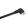 thumbnail image 4 of Kework 0.3 Meter Micro USB Extension Cable, 90 Degree Right Angle Micro USB 5 Pin Male to Micro USB Female Screw Mount Extender Cable (R-Micro USB), 4 of 4