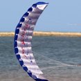 thumbnail image 4 of Beach Kite Alta Power Kitesurf para Playa Al Aire Libre La Diversión () Azul, 4 of 9