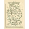 thumbnail image 3 of Cary 14x18 Black Modern Framed Museum Art Print Titled - Lincolnshire County England - Cary 1792, 3 of 5