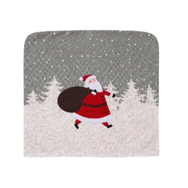 Toystoory Funda para silla DIY, accesorios suaves, suministros para el hogar, adorno exquisito, decoración de Navidad lavable a prueba de polvo Kits de decoración para fiestas Patrón mayor
