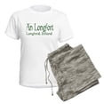 thumbnail image 5 of CafePress - County Longford (Gaelic) Women's Light Pajamas - Women's Short Sleeve Print T-Shirt and Pants Light Cotton Pajama Set, 5 of 7