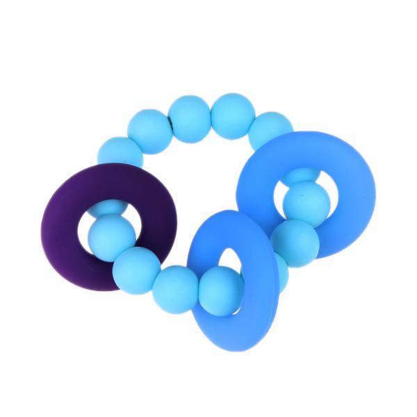 3x de Silicona para Dentición Mordedor Joyas para El Del Bebé, No Y Esterilizable Baoblaze Masticar perlas