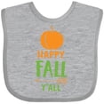 thumbnail image 3 of Inktastic Happy Fall Y'all, Pumpkin, Arrow, Fall, Autumn Boys or Girls Baby Bib, 3 of 4