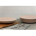 thumbnail image 4 of 10 Strawberry Street Wazee Matte Coupe Dinnerware, Salad Plate, Blush, Set of 6, 4 of 4