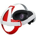 thumbnail image 2 of TPU Head Strap Pad Comfortable Headset Strap Pad for Meta Quest 3 (Red), 2 of 7