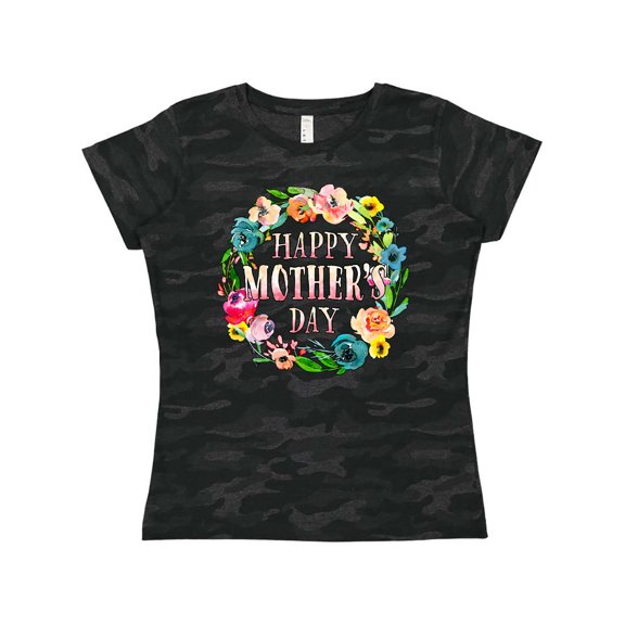 Inktastic Happy Mother's Day Flowers Women's T-Shirt