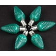 thumbnail image 4 of Novelty Lights 25 Pack C7 LED Twinkle Outdoor Christmas Replacement Bulbs, Green,C7/E12 Candelabra Base, .5 Watt, 4 of 5