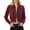 Burgundy Red, variant on Women's Sequin Zip-Up Bomber Jacket with Ribbed Trim and Long Sleeves - Medium, Royal Blue