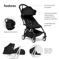 thumbnail image 4 of Cochecito Completo BABYZEN YOYO2 Negro con Telas Negras, 4 of 7