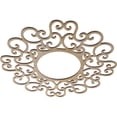 thumbnail image 2 of 26"OD x 9 7/8"ID x 1/4"T Reims Wood Fretwork Pierced Ceiling Medallion, Hickory, 2 of 3