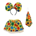 thumbnail image 2 of Disfraz de Payaso con Diadema y Corbata Sunnimix Talla única, 2 of 8