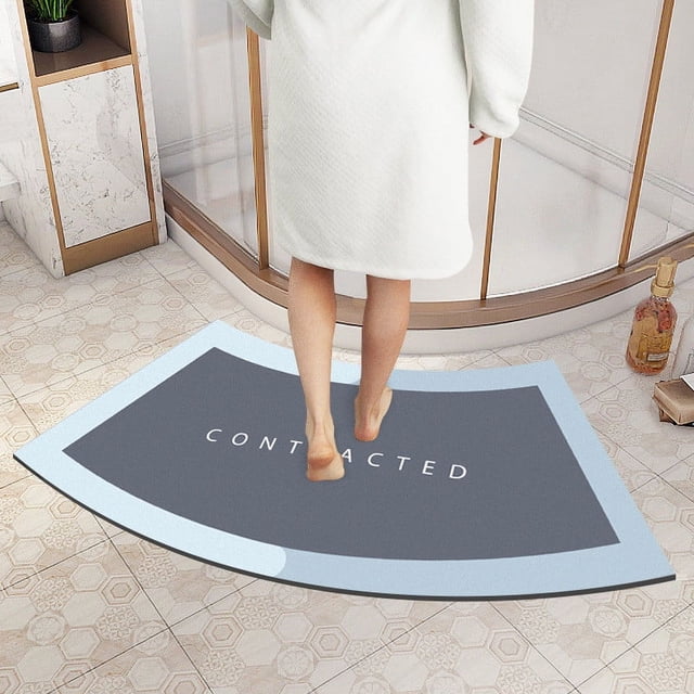 Xihbxyly Alfombra de Baño Antideslizante, Superabsorbente, de Secado Rápido, Antisuciedad y Sin Olores, Multiusos, Ideal para Baño, Lavandería, Cocina y Zona de Alimentación de Mascotas, Fácil de Lim