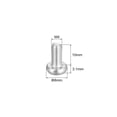 thumbnail image 2 of Tornillos de seguridad Torx M4x10mm 10uds Acero inoxidable 316, 2 of 5