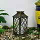 thumbnail image 2 of Solar Lantern Outdoor,Garden Hanging Lantern- PVC Waterproof LED Flickering Flameless Candle Decorative Lights for Table,Outdoor,Party(1 Pack), 2 of 7