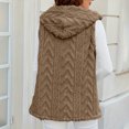 thumbnail image 4 of Tranfacy Gilets pour Femmes, Manteaux d'Hiver pour Femmes, Blouse Sans Manches Décontractée à Capuche, Veste de Mode, 4 of 7