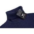 thumbnail image 2 of nine bull Mens Slim Fit Turtleneck Sweater Long Sleeve Basic Pullover Top Casual Knitted Sweater, 2 of 6