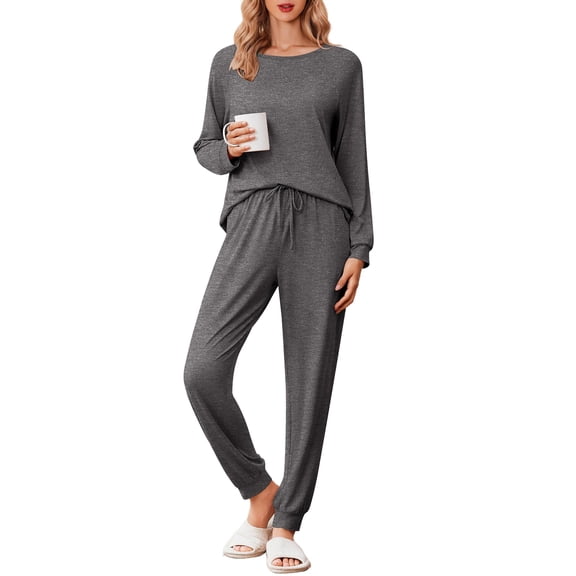 Ekouaer Pajamas for Women Set Soft Lounge Sets 2 Piece Pj Sets with Pockets