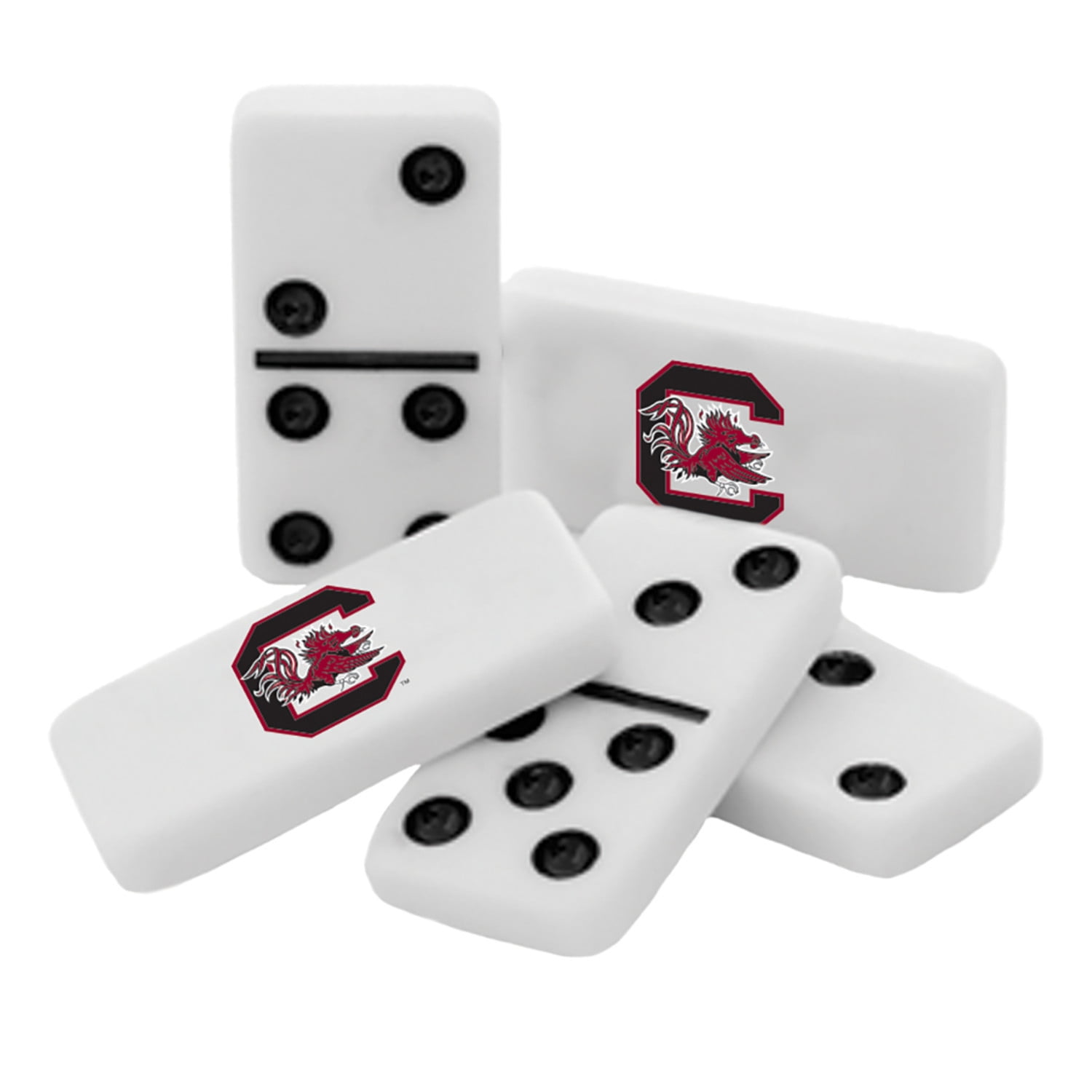 MasterPieces Officially Licensed NCAA South Carolina Gamecocks 28 Piece Dominoes Game for Adults
