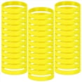 thumbnail image 3 of 200 Piezas Pulseras de Goma de Color Sólido Pulsera de Silicona Pulseras Deportivas de Goma Elástica una Granel Muñequeras para Adultos (Amarillo), 3 of 3