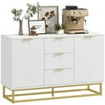 thumbnail image 1 of HOMCOM Buffet Armoire de Rangement à 3 Tiroirs pour Salle à Manger, Salon, 1 of 9