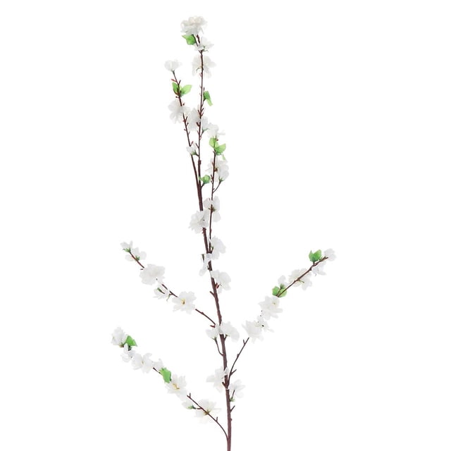 Flores De Melocotón De Seda Artificial Flores De Melocotón Falsas Para Interiores Y Exteriores Para Bodas Decoración De Restaurante - blanco, tal se describe Sunnimix Flores artificiales de durazno
