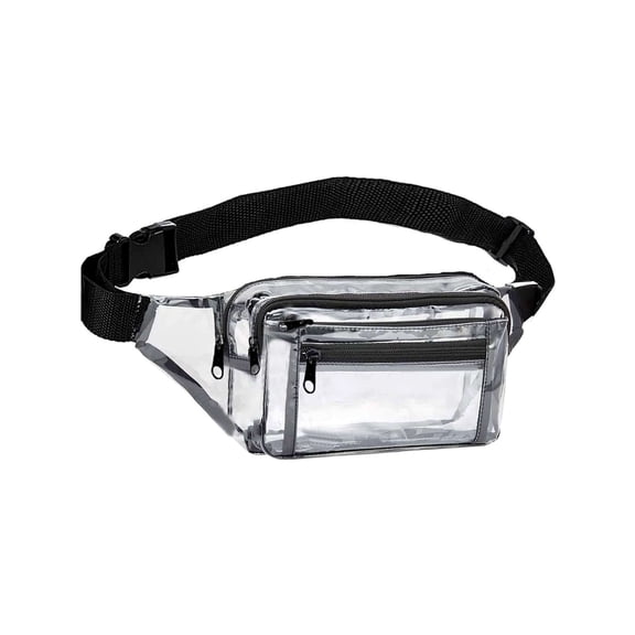 GASTROPOD Clear Bag Stadium Approved Fanny Waist Bag for Women Men Multi-Purpose Pack Belt Bag for Work Crossbody Bum Bag for Festival Beach Concert Sporting Event Clear Bags for Stadium Events