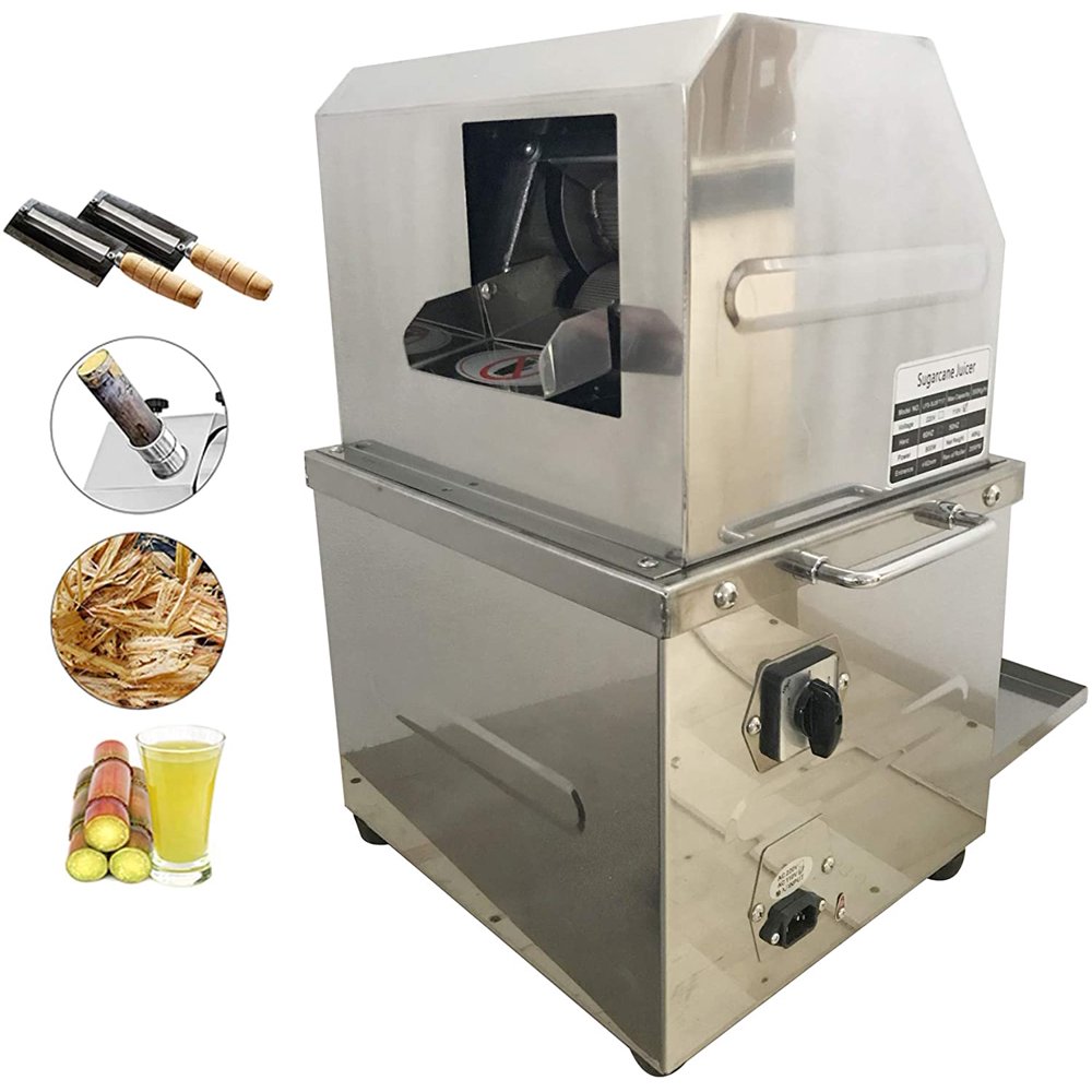 TECHTONGDA Electric Sugar Cane Juicer Press Machine Sugarcane Juice