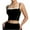 Black, variant on AherBiu Workout Tank Tops for Women Spaghetti Strap Low Cut Cropped Top Athletic Yoga Shirts Camisole