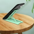 thumbnail image 3 of Foldable Phone Stand for Desk |Adjustable Folding Bracket for Cell Phone | Black Cellphone Holder for Desk & Smartphone Stand | Cellphone & Accessories for Men & Women, 3 of 11