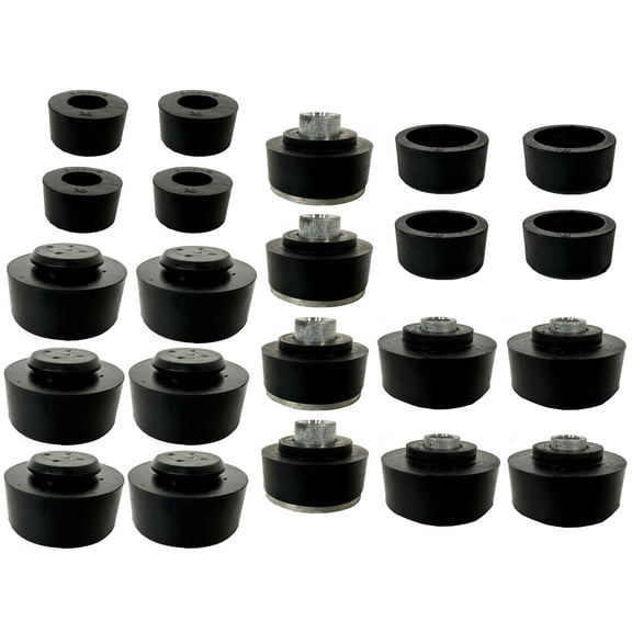 Auto Pro USA Body Mount OE Style Rubber Bushings Compatible with Impala Convertible 1967-1968 BM1006