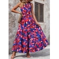 thumbnail image 3 of Vestido PRETTYGARDEN Maxi sin Mangas con Nudo y Hombro Descubierto Talla S, 3 of 8