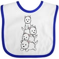 thumbnail image 3 of Inktastic Kawaii Westie Stack Boys or Girls Baby Bib, 3 of 4
