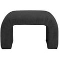 thumbnail image 6 of Meridian Furniture Niagara Black Boucle Fabric Bench, 6 of 7