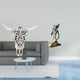 thumbnail image 2 of Escultura de pared de calavera,Estatua de resina con cabeza de vaca para decoración de pared y hogar,Adornos de diseño de patrón de decoración de pared de cabeza de vaca,Estatua de la, 2 of 8
