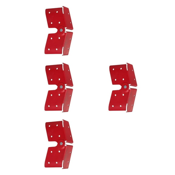 WORGEOUS 4pcs Attic Ladder Hinge Ladder Replacement Part Ladder Accessory Attic Ladder Part Attic Ladder Hinge Replacement Foldable Attic Ladder Replacement Part