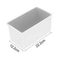thumbnail image 5 of NUZYZ 450g/750g/1000g Metal Non-stick Toast Box Bread Loaf Pan Baking Mold with Lid, 5 of 7