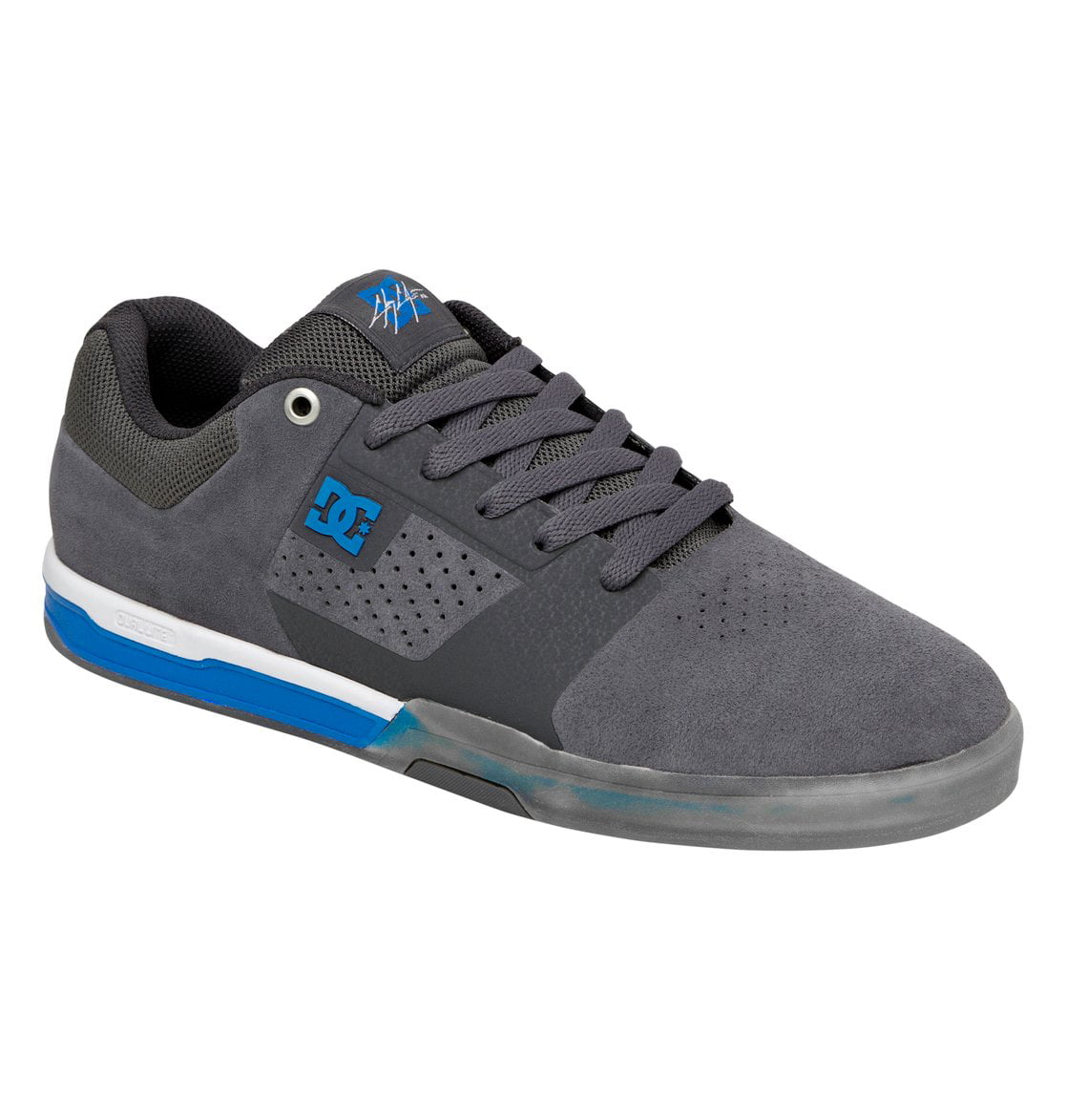 Skate Shoes Grey Leather 8 D 