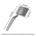 thumbnail image 2 of Peine de peluquero para hombre, peine de tijeras de posicionamiento curvo, 2 of 5