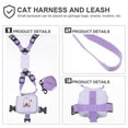 thumbnail image 3 of unbranded Arnés De Estilo Para Mascotas Pequeñas Y Medianas En Color Morado Con Correa, 3 of 5