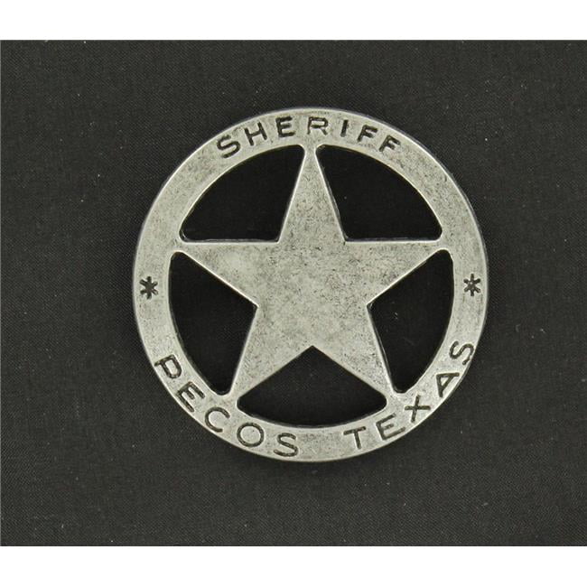 M&F Western 28220 Pecos Sheriff Toy Badge