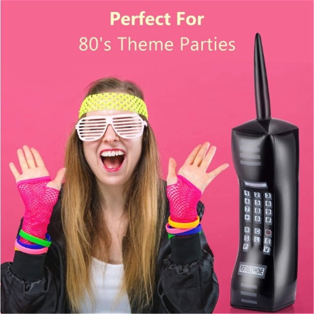 RXIRUCGD Toys Inflatable Radio Inflatable Mobile Phone Props for 80s 90s Party Decorations