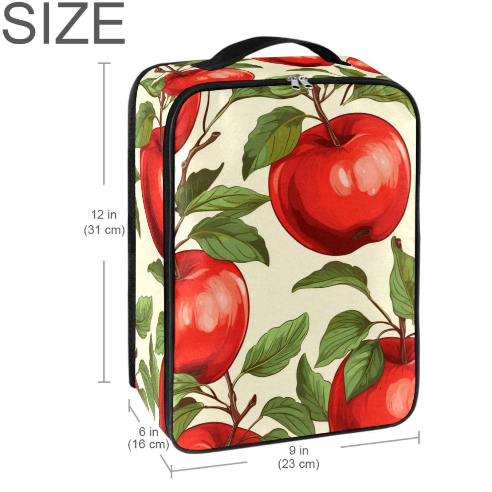 Fruit Polyester Shoe Organizer Box - Convenient Storage Solution for Shoes - 23x31cm/9x12in Size