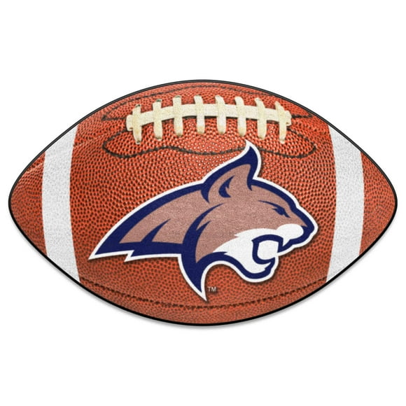 FANMATS - 3330 NCAA Montana State University Fighting Bobcats Nylon Face Football Rug 22"x35"