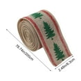 thumbnail image 3 of PuSpu Christmas Decor Present Ribbon Rolls Christmas Wired Ribbons Christmas Ribbon Gift Wrapping Ribbon Christmas Crafts Wrapping Decoration Gift Ribbons Christmas Tree Ornaments, 3 of 6