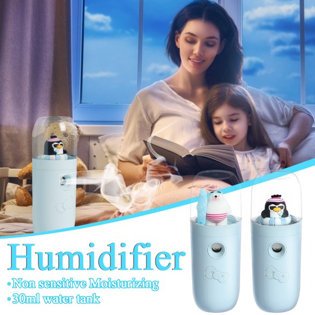 Ganfancp Po-Lar Medidor de Agua de Pulverización En Frío de Mano Humidificador de Pulverización para Humidificación Facial Ofertas Flash 1* Humidificador